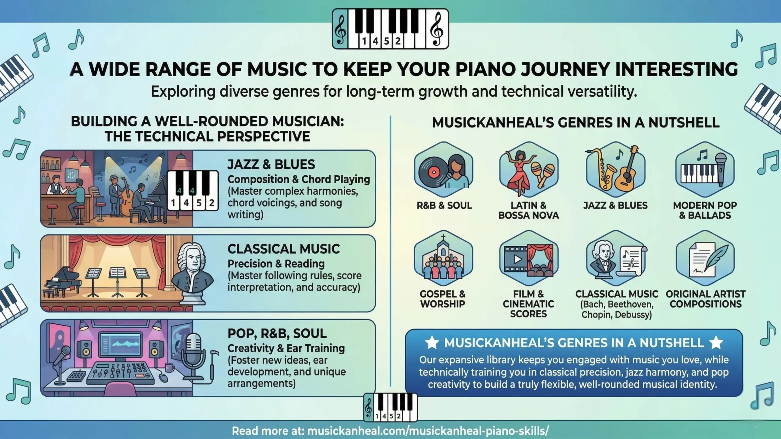 A wide range of music