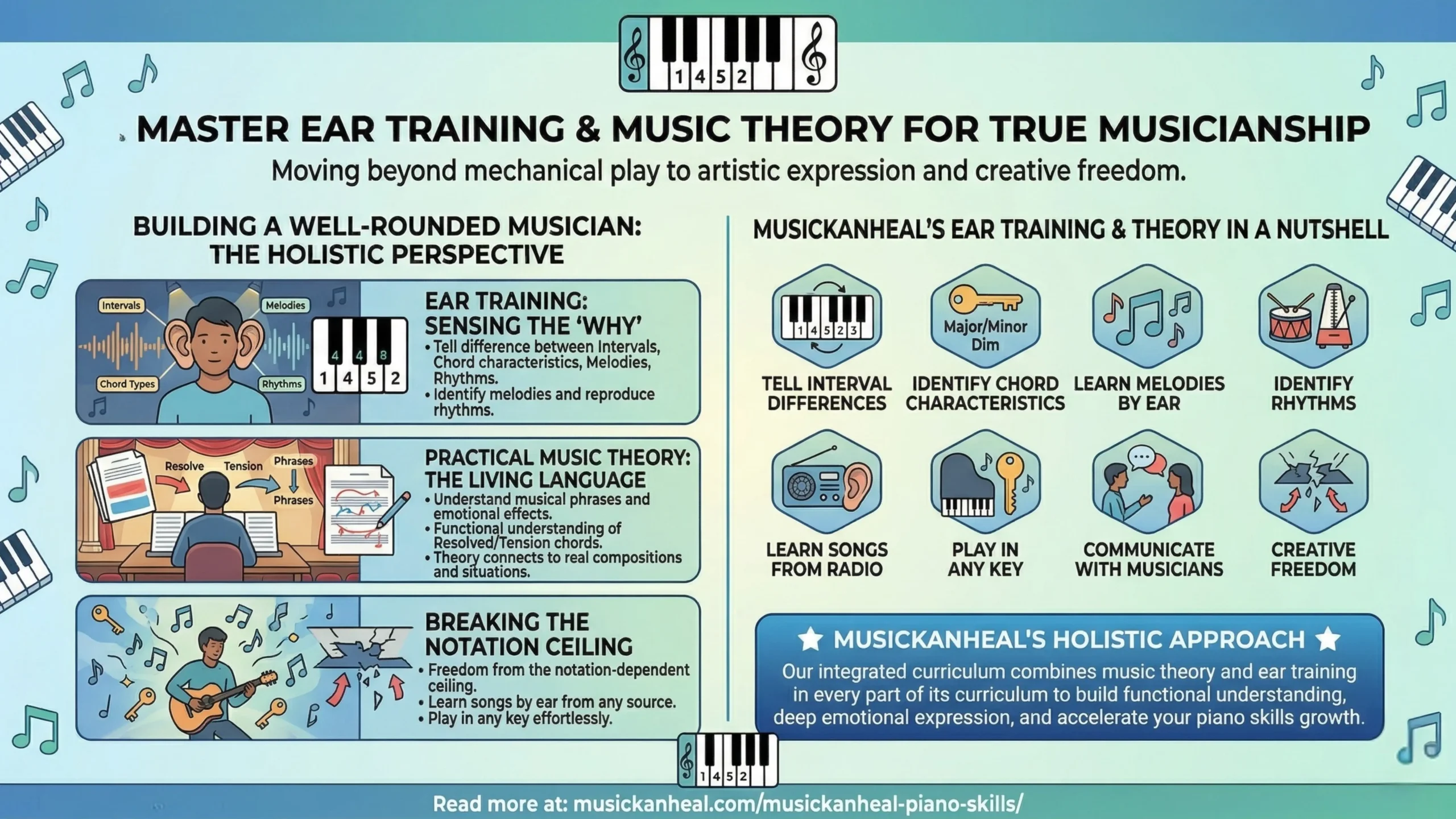 Ear training and music theory