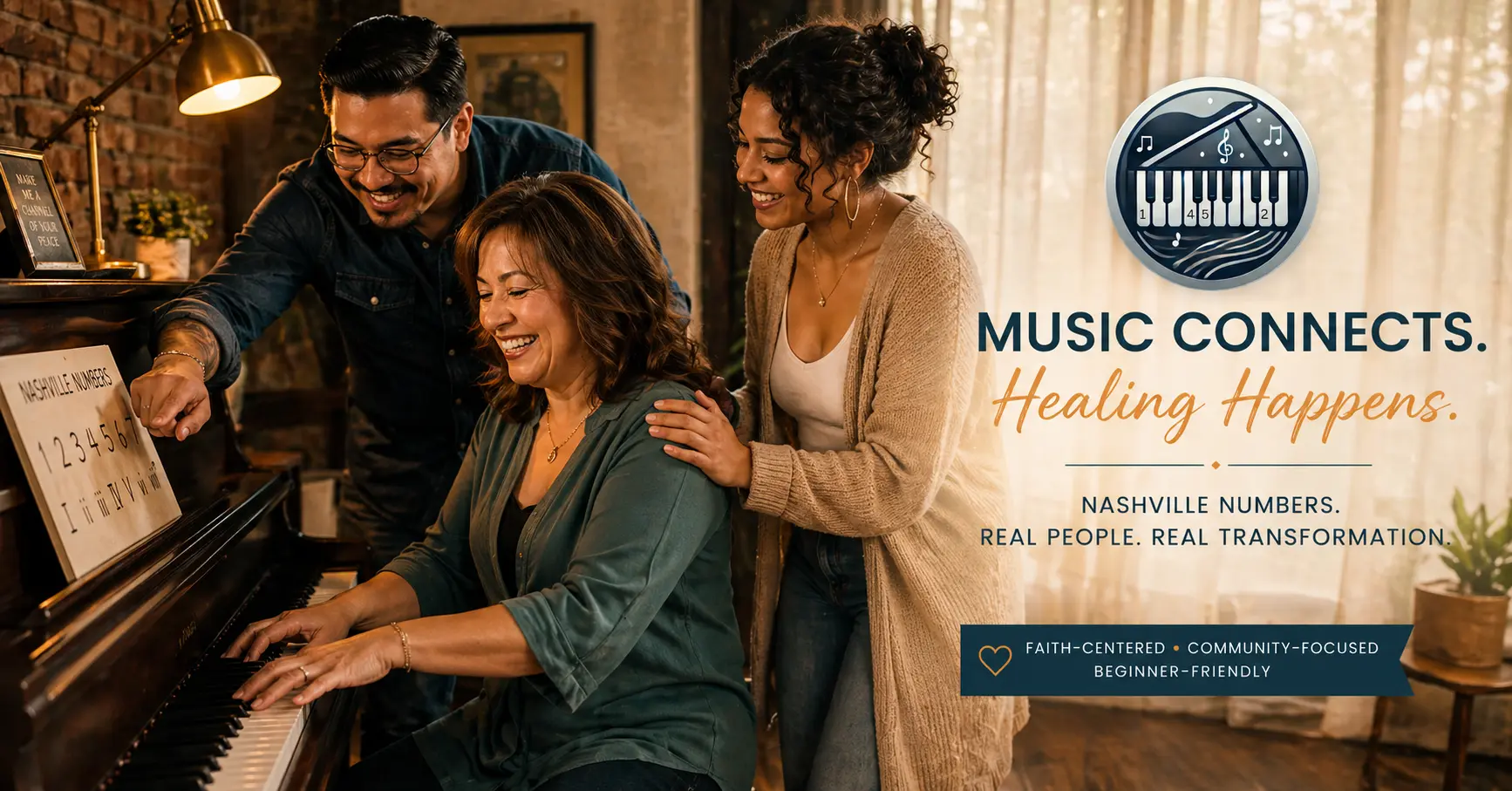 social music mental health Nashville Number System worship piano
