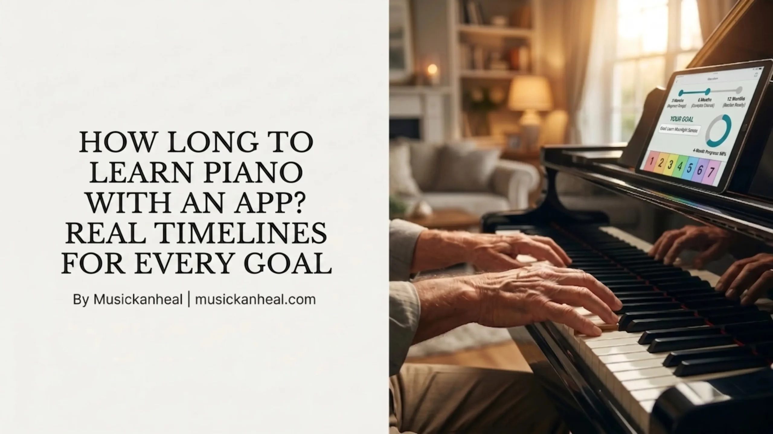 How Long to Learn Piano with an App Real Timelines for Every Goal