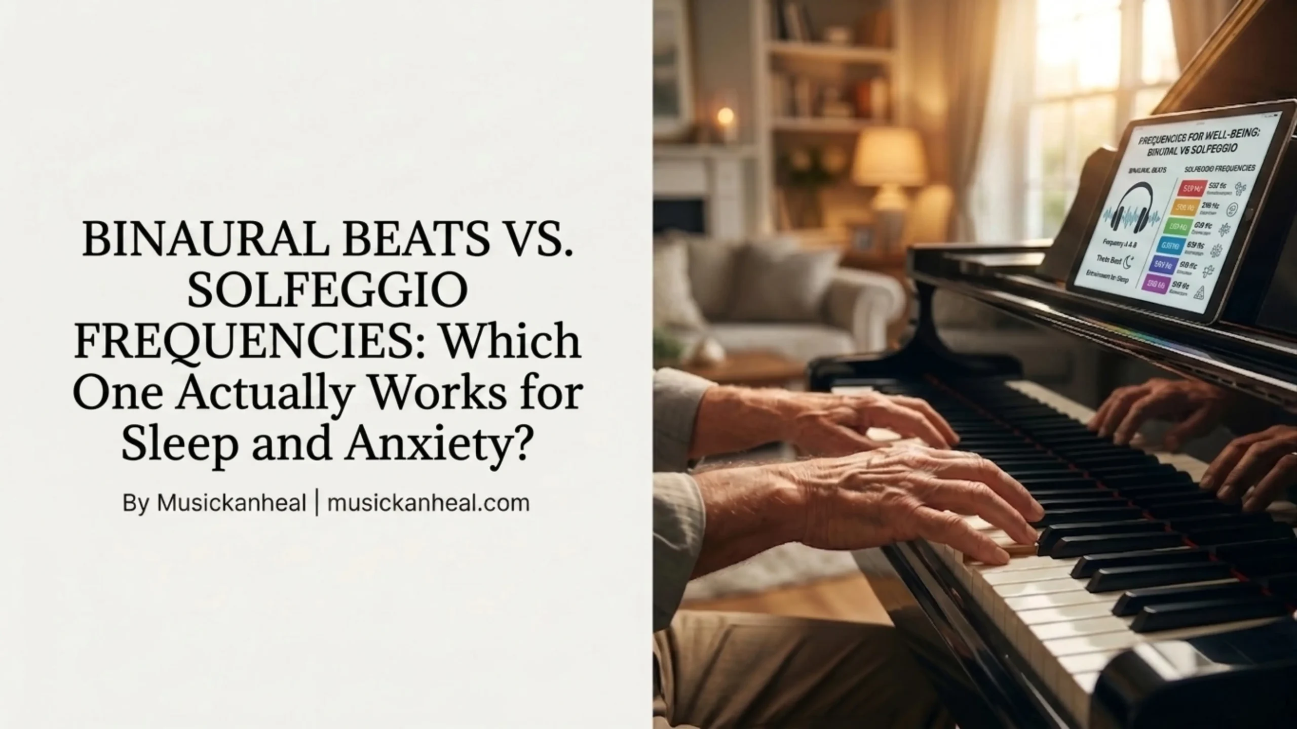 Binaural beats vs solfeggio frequencies for sleep and anxiety — MusicKanHeal