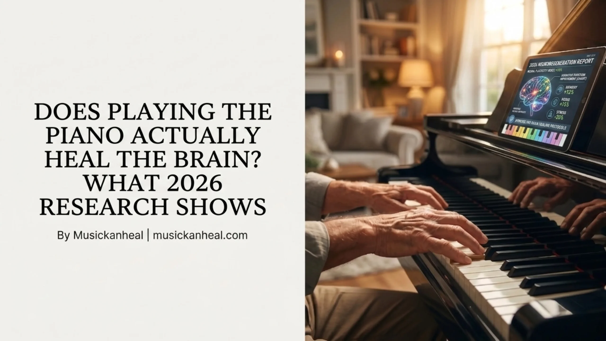 Does Playing the piano actually heal the Brain