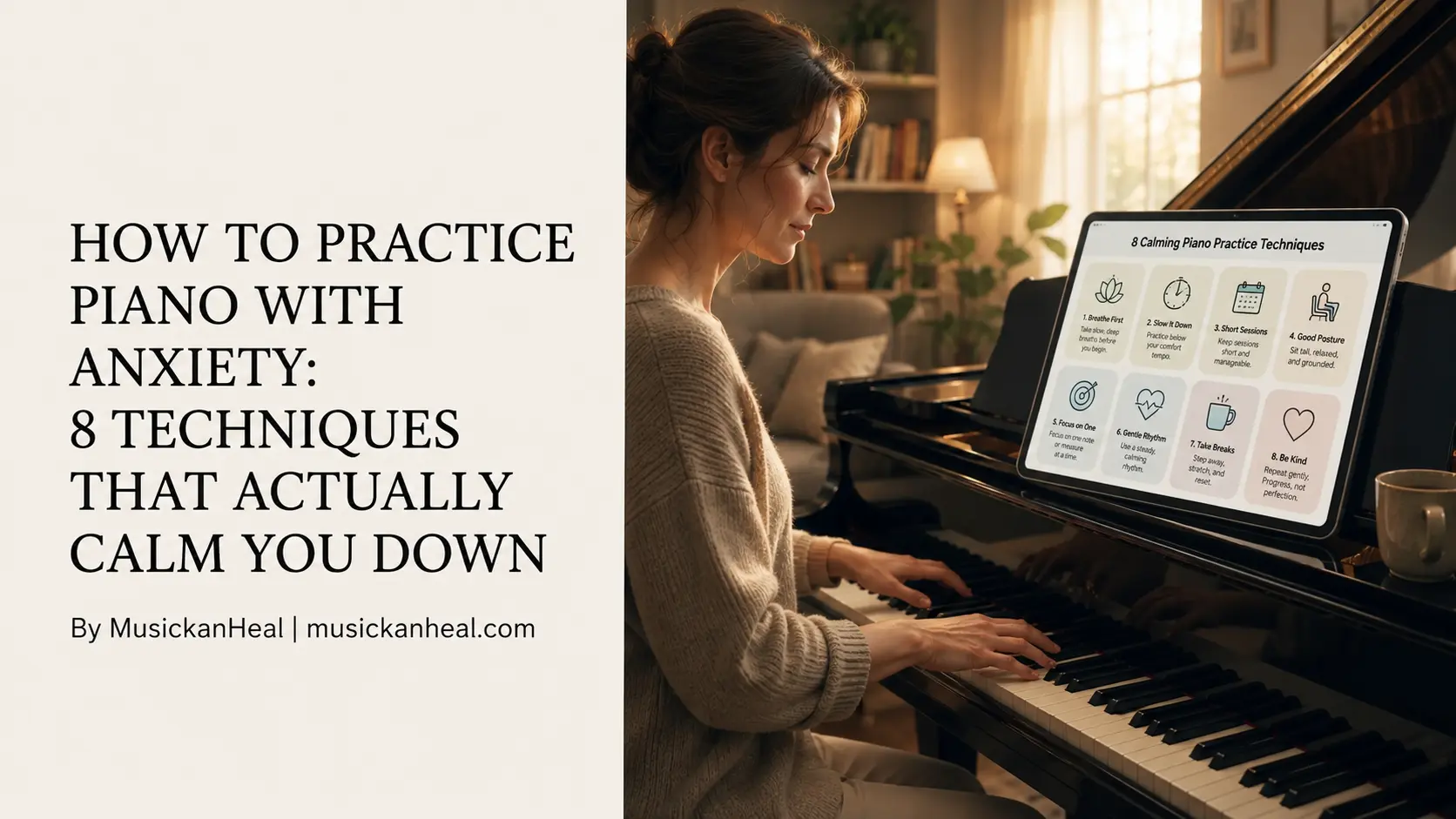 How to Practice Piano With Anxiety: 8 Techniques That Actually Calm You Down – MusicKanHeal