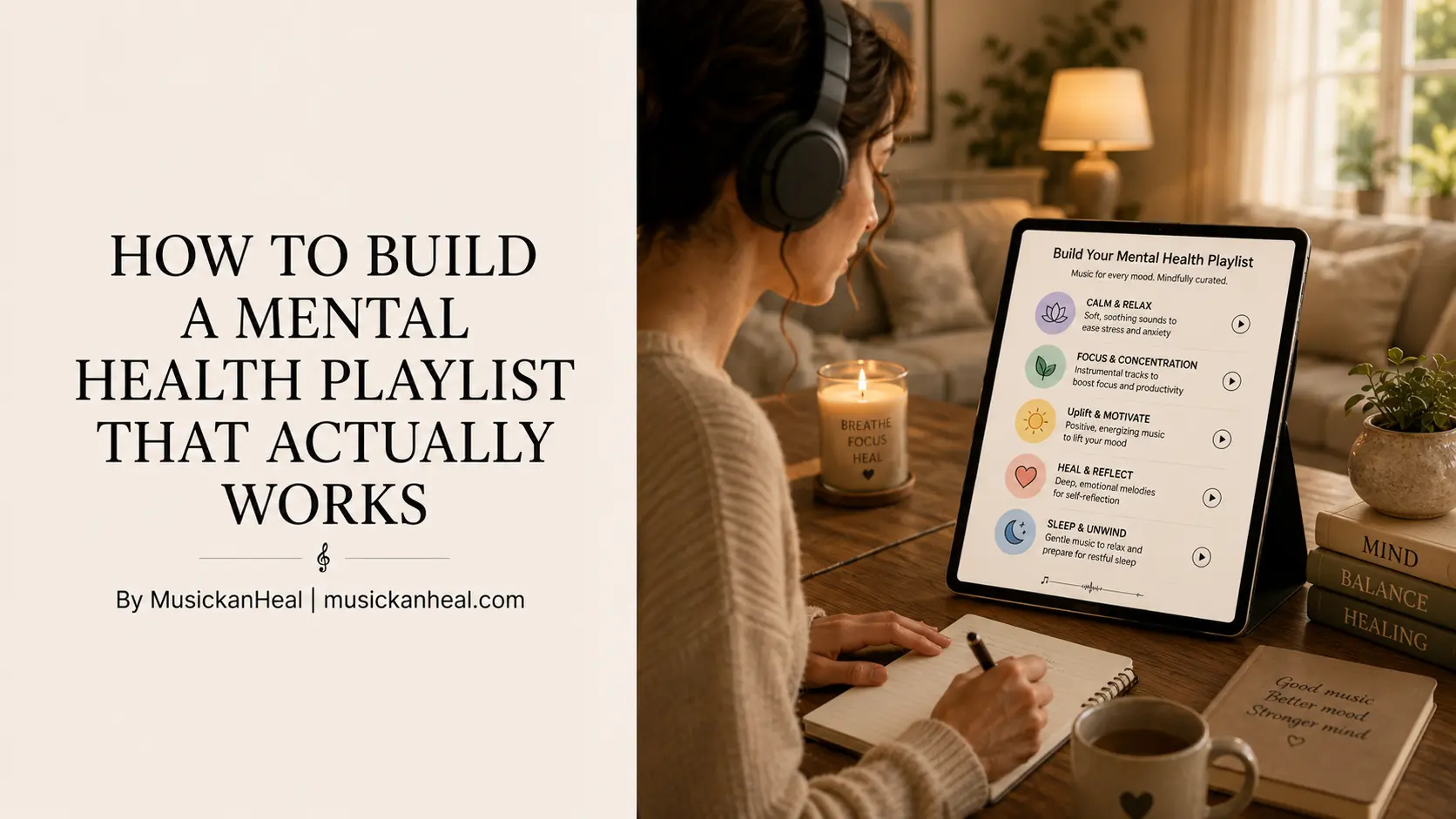 How to Build a Mental Health Playlist That Actually Works